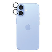 PanzerGlass - Ochranný Kryt Objektivu Fotoaparátu Hoops pro iPhone 16 a 16 Plus, transparentní