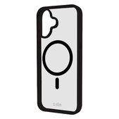 SBS - Puzdro Mag Frame s MagSafe pro iPhone 16 Plus, černá