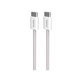 PURO - USB-C Kabel / USB-C, 60W, Fabrik FABK4, 1,5 m, sandshell