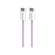 PURO - USB-C Kabel / USB-C, 60W, Fabrik FABK4, 1,5 m, coraltastic