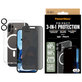 Bundle Hoops + Tvrzené sklo UWF Privacy + Hard Case pro iPhone 16, PanzerGlass