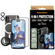 Bundle Hoops + Tvrzené sklo UWF + Hard Case + Magnetic Ring Mount pro iPhone 16, PanzerGlass