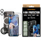 Bundle Hoops + Tvrzené sklo UWF + Hard Case + Magnetic Ring Mount pro iPhone 16 Plus, PanzerGlass