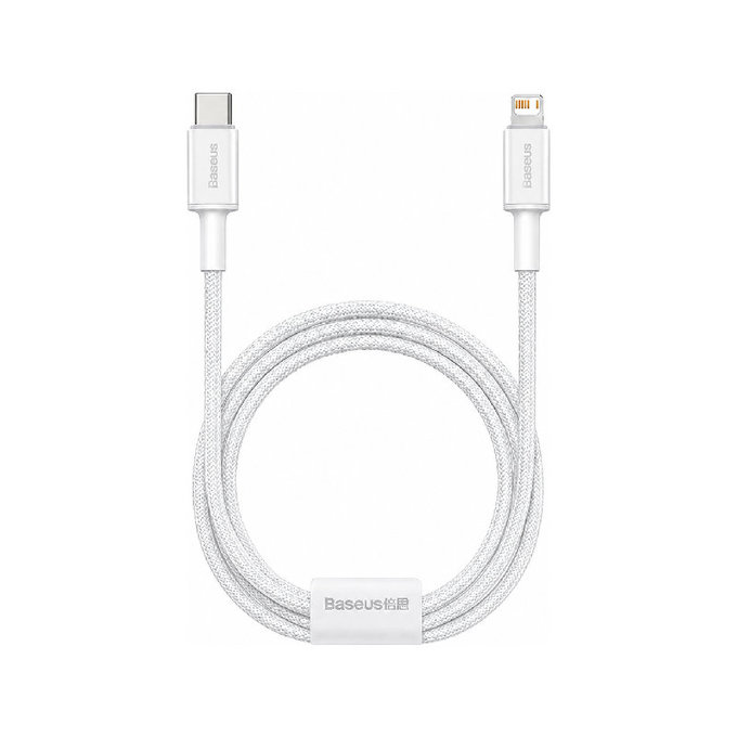 Baseus - Kabel Lightning/USB-C, 1.5m, bílá