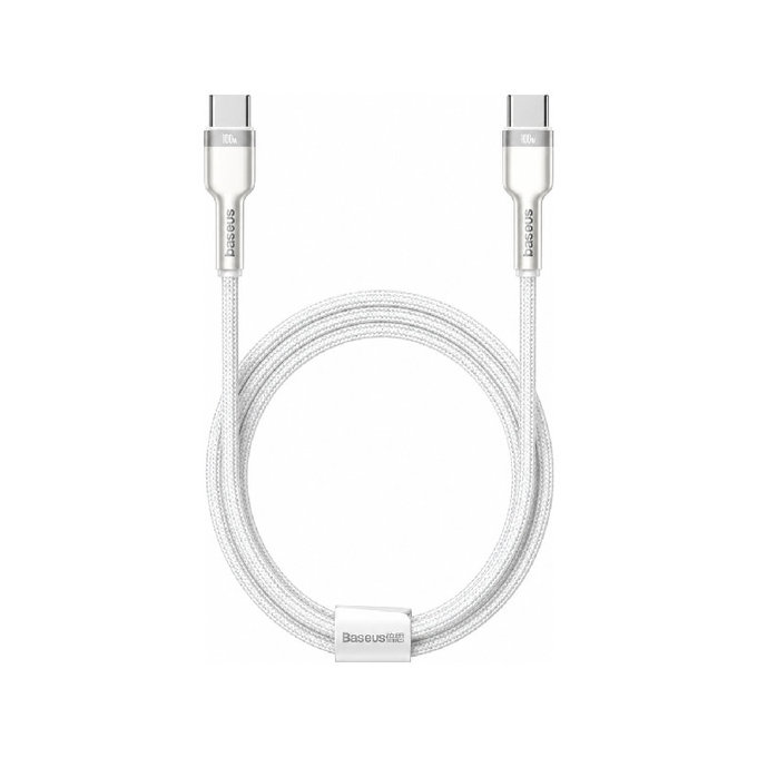 Baseus - Kabel USB-C/USB-C, 1.5m, bílá