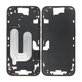 Apple iPhone 16 - Střední rám + Tlačítka zapínání + Hlasitosti (Black)