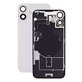 Apple iPhone 16 Plus - Sklo Zadního Housingu + Sklíčko Kamery + Kovová Destička + Magsafe Magnet (White)