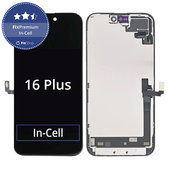 Displej In-Cell FHD pro iPhone 16 Plus, Dotykové sklo s rámem, FixPremium