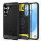 Spigen - Pouzdro Rugged Armor s MagSafe pro Samsung Galaxy S25, Matte Black