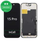 Displej In-Cell HD+ pro iPhone 15 Pro, Dotykové sklo s rámem