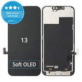 Displej Soft OLED pro iPhone 13, Dotykové sklo s rámem, DIAGNOSTIC