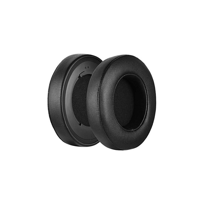 Náhradní Náušníky pro Razer Kraken V2 Pro, Paměťová pěna + PU kůže, Černé, 1 pár