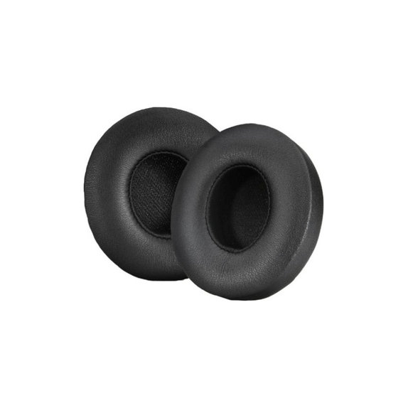Náhradní Náušníky pro Beats Solo 4, Paměťová pěna + PU kůže, Černé, 1 pár