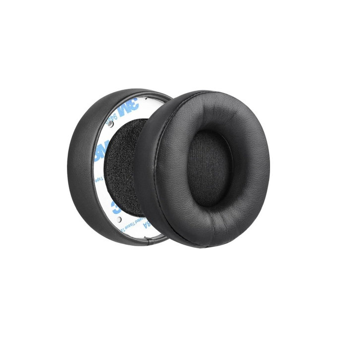 Náhradní Náušníky Pro, Wireless Beats Solo Pro, Wireless, Paměťová pěna + PU kůže, Černé, 1 pár