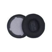 Náhradní Náušníky pro JBL Live 400BT, 460NC, Paměťová pěna + PU kůže, Černé, 1 pár