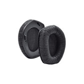 Náhradní Náušníky pro Sennheiser HDR175, RS175, Paměťová pěna + PU kůže, Černé, 1 pár