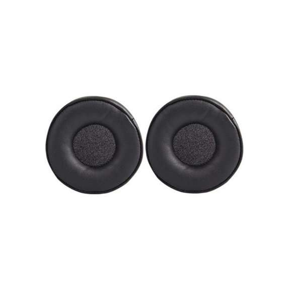 Náhradní Náušníky pro Jabra MOVE Wireless, PU kůže, Černé, 1 pár