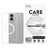 Pouzdro Urban Combat s bílým QI pro Samsung Galaxy S25 Edge, Transparentní, PanzerGlass