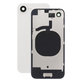 Apple iPhone 16e - Sklo Zadního Housingu + Sklíčko Kamery + Kovová Destička (White)