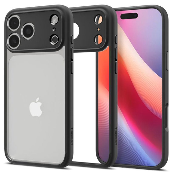 Spigen - Pouzdro Ultra Hybrid pro iPhone 17 Pro Max, Matte Black