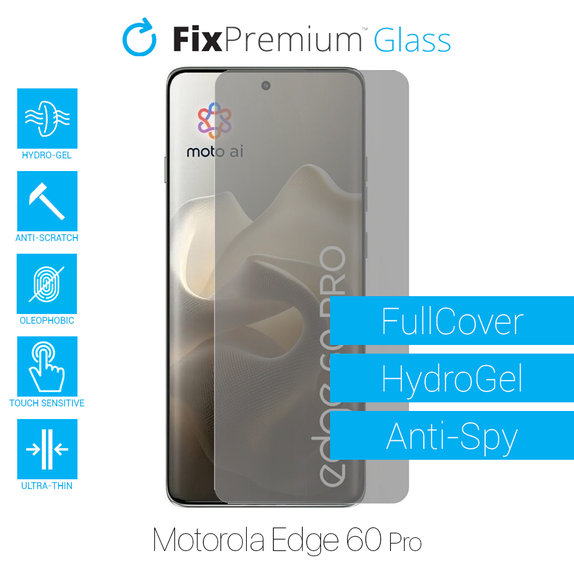 FixPremium HydroGel Anti-Spy - Ochranná Fólie pro Motorola Edge 60 Pro