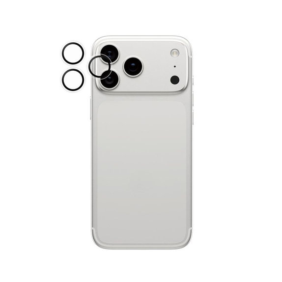 Ochranný kryt objektívu Hoops pro iPhone 17 Pro Max/17 Pro/16 Pro Max/16 Pro, Transparentná, PanzerGlass