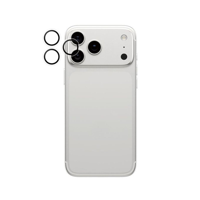 Ochranný kryt objektívu Hoops pro iPhone 17 Pro Max/17 Pro/16 Pro Max/16 Pro, Transparentná, PanzerGlass