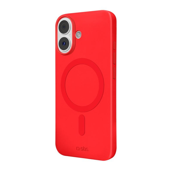 SBS - Pouzdro Instinct Mag kompatibilní s MagSafe pro iPhone 17, červená