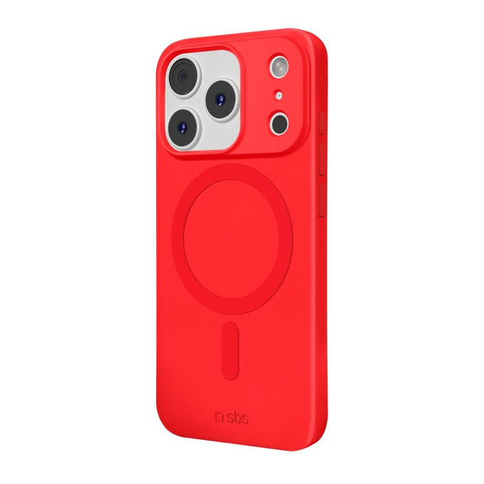 SBS - Pouzdro Instinct Mag kompatibilní s MagSafe pro iPhone 17 Pro, červená
