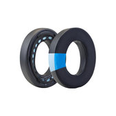 Náhradní Náušníky pro Bose NC700, Paměťová pěna + Textil + PU kůže, Černé, Chladivý gel, 1 pár