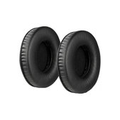 Náhradní Náušníky pro JBL Synchros E50BT, Paměťová pěna + PU kůže, Černé, 1 pár