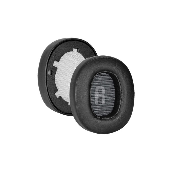 Náhradní Náušníky pro JBL Tune 700BT, T750BT, Paměťová pěna + PU kůže, Černé, 1 pár