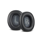 Náhradní Náušníky pro JBL Live 650BTNC, E65, Paměťová pěna + PU kůže, Černé, 1 pár