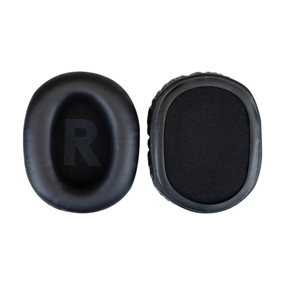 Náhradní Náušníky pro Logitech G Pro X, Paměťová pěna + PU kůže, Černé, 1 pár