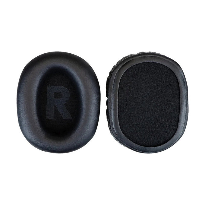 Náhradní Náušníky pro Logitech G Pro X, Paměťová pěna + PU kůže, Černé, 1 pár