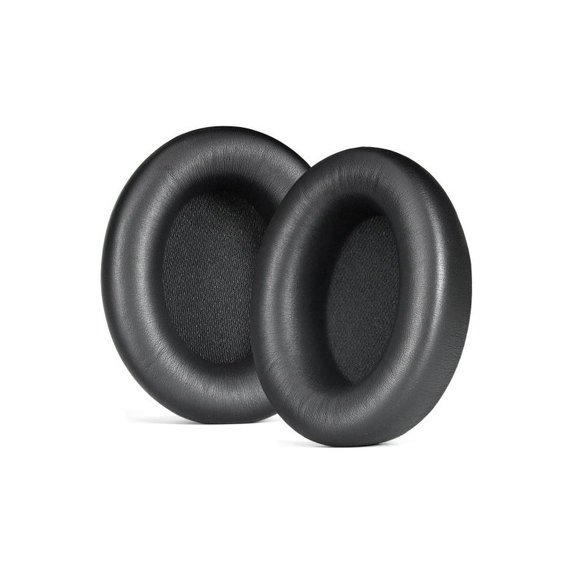 Náhradní Náušníky pro Beats Studio Pro, Paměťová pěna + PU kůže, Černé, 1 pár