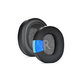 Náhradní Náušníky pro Microsoft Xbox Series, Paměťová pěna + PU kůže + Textil, Černé, Chladivý gel, 1 pár
