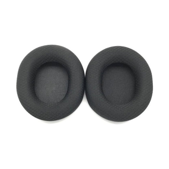 Náhradní Náušníky pro Steelseries Arctics 1, 3, 5, 7, 9 Pro, Paměťová pěna + Textil, Černé, 1 pár