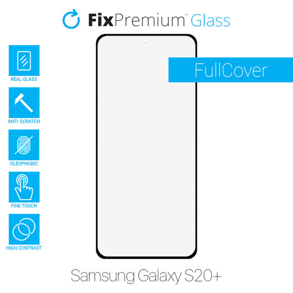 FixPremium FullCover Glass - Tvrzené sklo pro Samsung Galaxy S20+