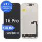 Displej Hard OLED 120Hz pro iPhone 16 Pro, Dotykové sklo s rámem, FixPremium