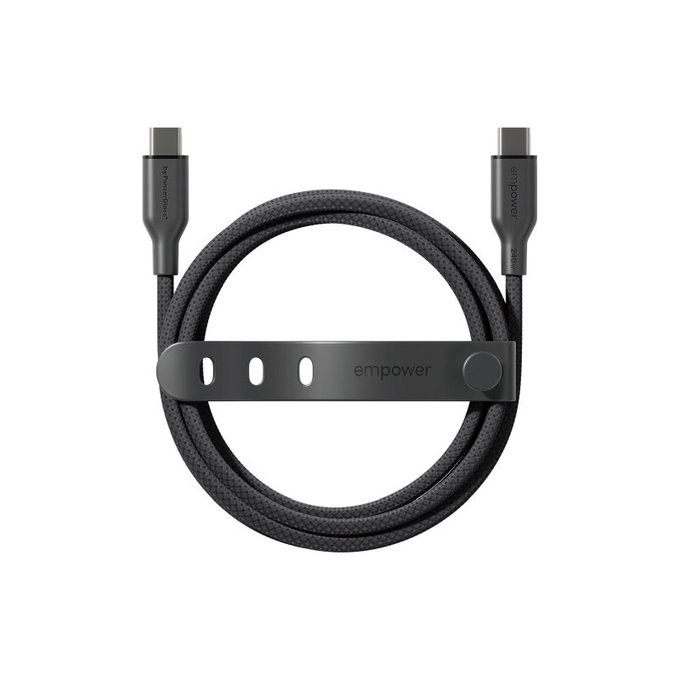 Kabel USB-C, 240 W, Racing, 1, 2 m, Space Black, empower