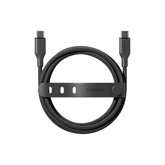 Kabel USB-C, 240 W, Racing, 2 m, Space Black, empower