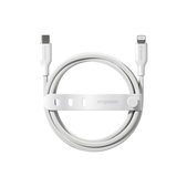 Kabel USB-C/Lightning, 60 W, Racing, 1, 2 m, Stříbrnobílá, empower