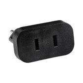 220V Napájecí adaptér z US do EU (Černý)