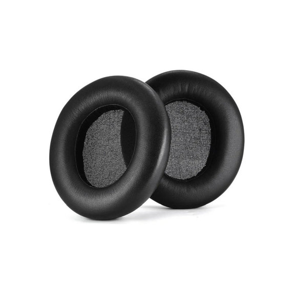 Náhradní Náušníky pro SteelSeries Arctis Nova 1, 3, 5, 7, 9, Pro Wired, Paměťová pěna + PU kůže, Černé, 1 pár