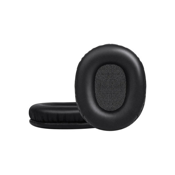 Náhradní Náušníky pro Shure SRH840, Paměťová pěna + PU kůže, Černé, 1 pár