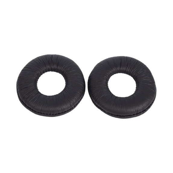 Náhradní Náušníky pro Sony MDR-ZX110, Paměťová pěna + PU kůže, Černé, 1 pár
