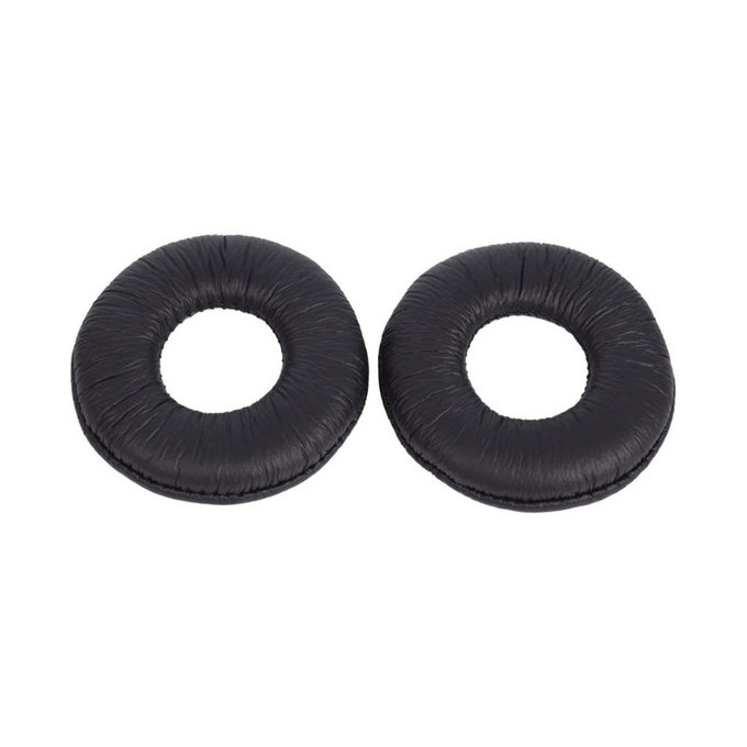 Náhradní Náušníky pro Sony MDR-ZX110, Paměťová pěna + PU kůže, Černé, 1 pár