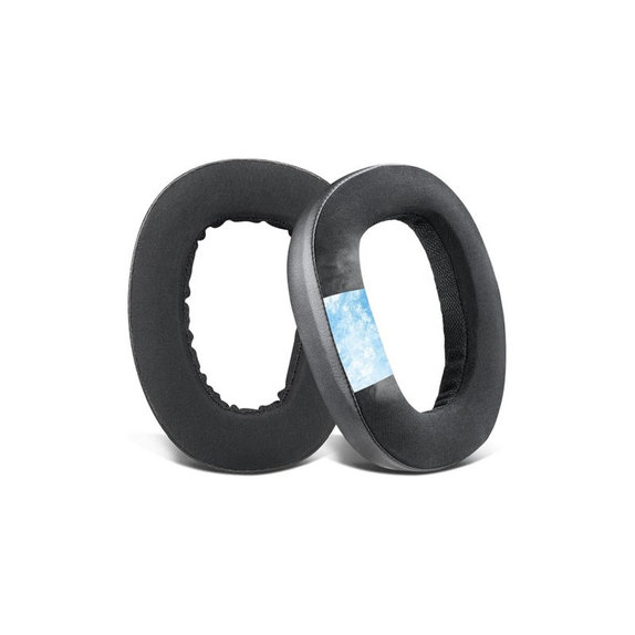 Náhradní Náušníky pro Sennheiser GSP500, GSP600, Paměťová pěna + PU kůže, Černé, Chladicí Gel, 1 pár