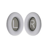 Náhradní Náušníky pro Bose QuietComfort 35, Paměťová pěna + PU kůže, Šedé, 1 pár